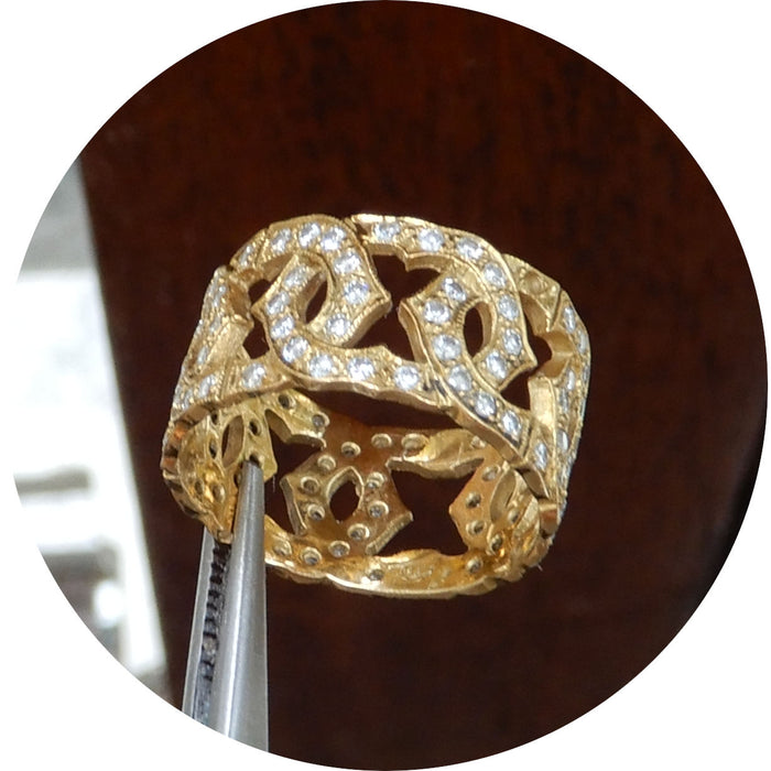 Ring, Diamant, C, 18K Goud