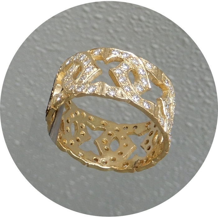 Ring, Diamant, C, 18K Goud