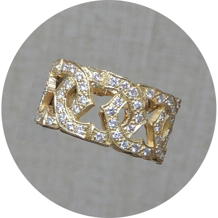 Ring, Diamant, C, 18K Goud