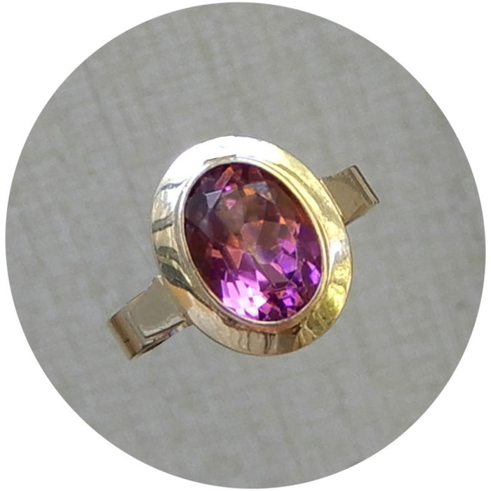 Ring, Toermalijn, 14K Goud