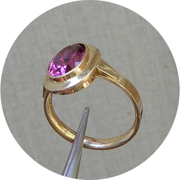 Ring, Toermalijn, 14K Goud