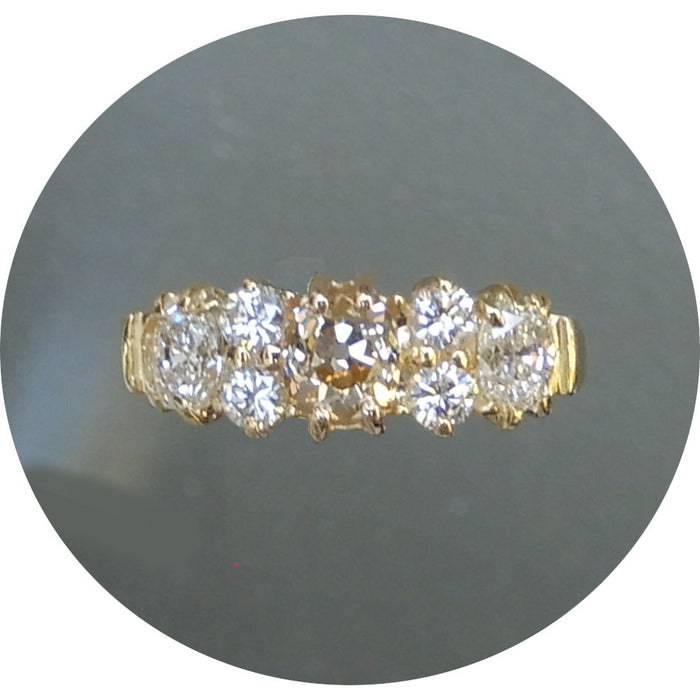 Ring, Diamant, Fancy Color, 18K