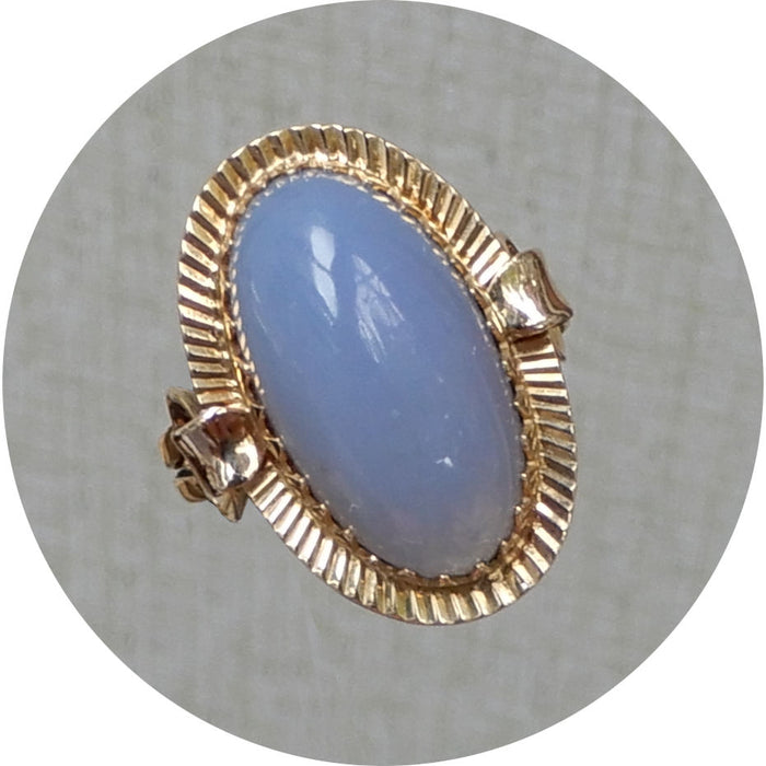 Ring, Chalcedoon, 18K Goud
