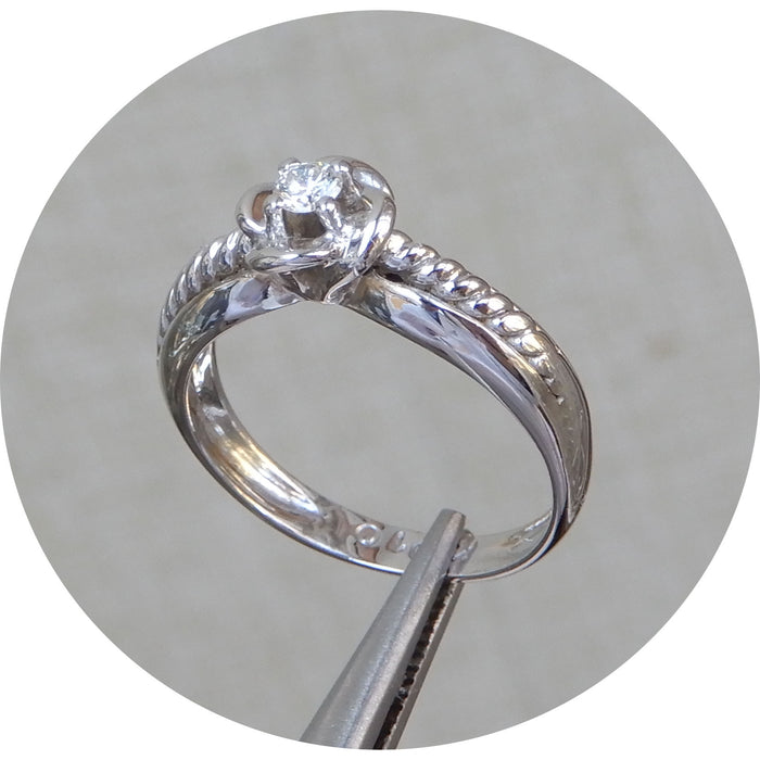 Ring, Diamant, Bloem, 18K