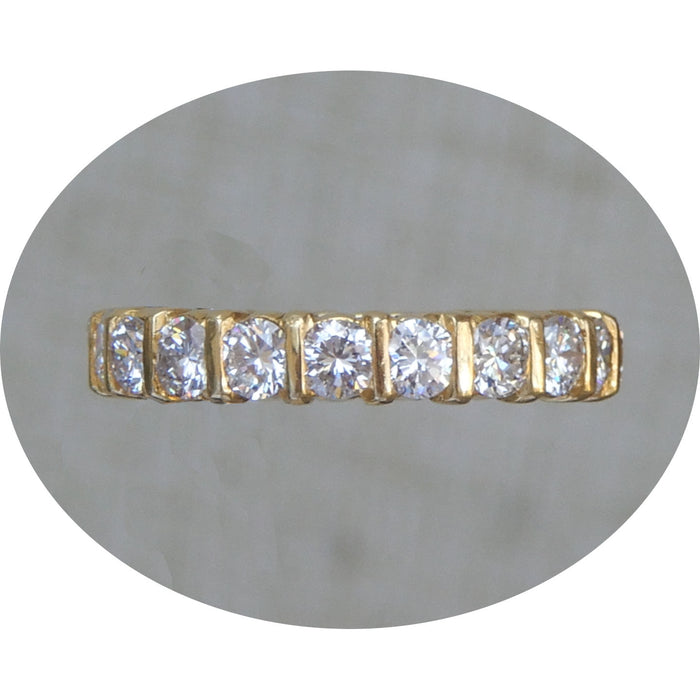 Ring, Alliance, Diamant, 18K Geelgoud