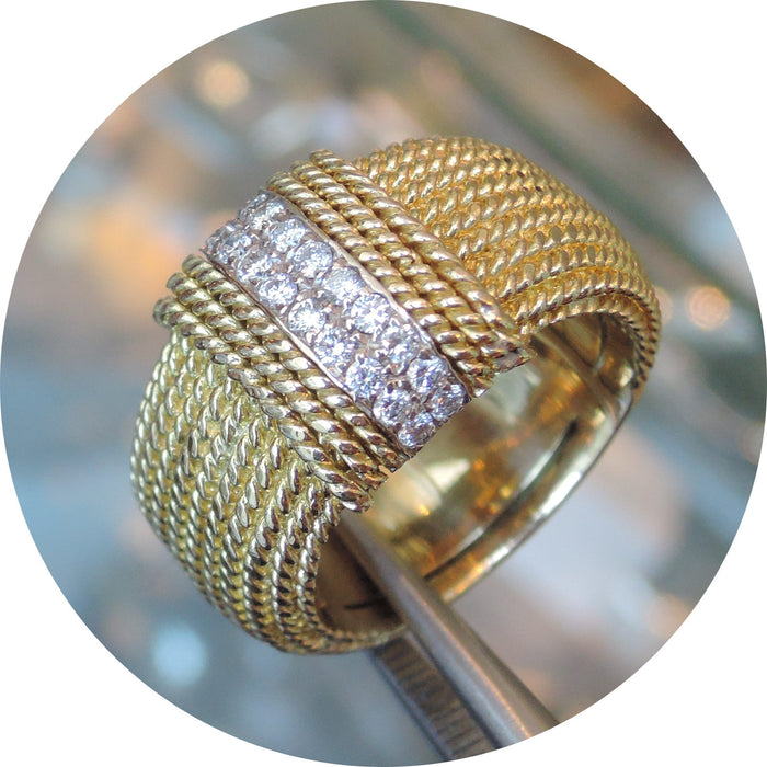 Band Ring, Diamant, 18K, Roberto Coin