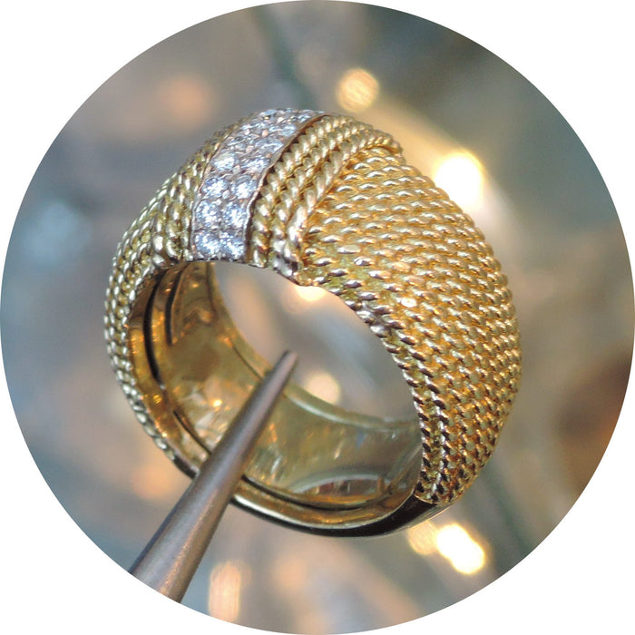 Band Ring, Diamant, 18K, Roberto Coin