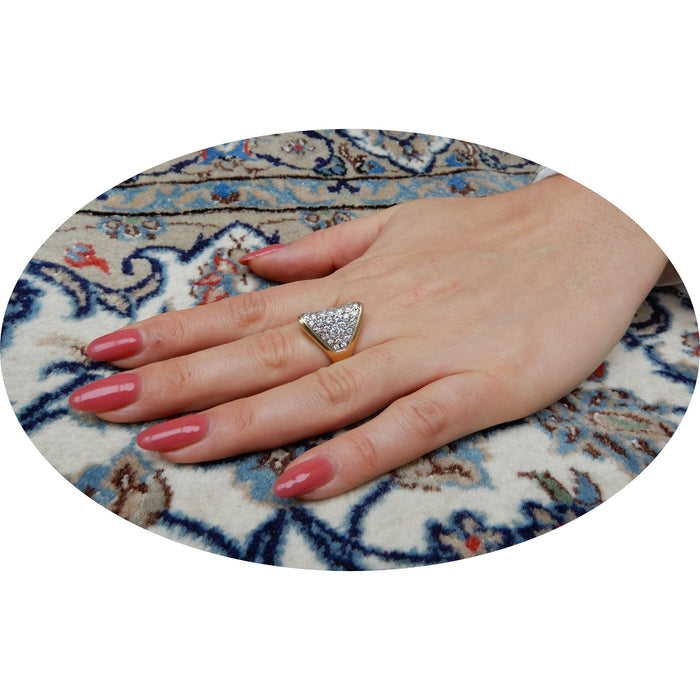 Ring, Diamant Pave, 14K