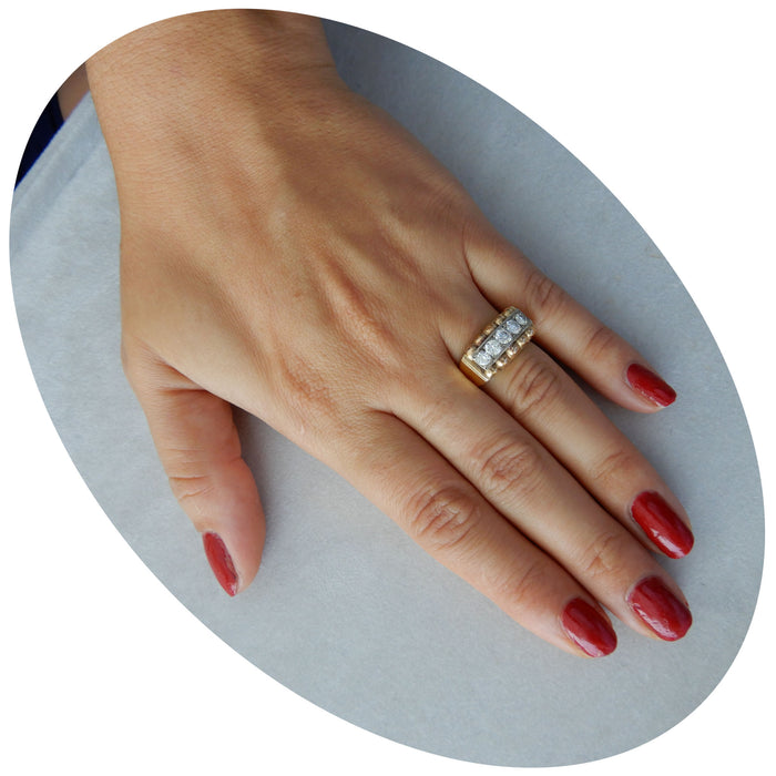 Rijring, Diamant, 14K Goud