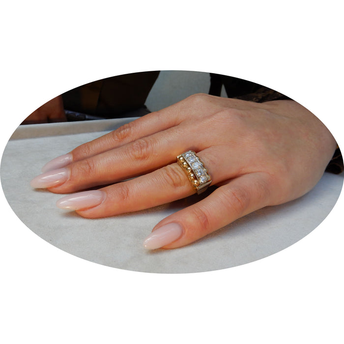 Rijring, Diamant, 14K Goud