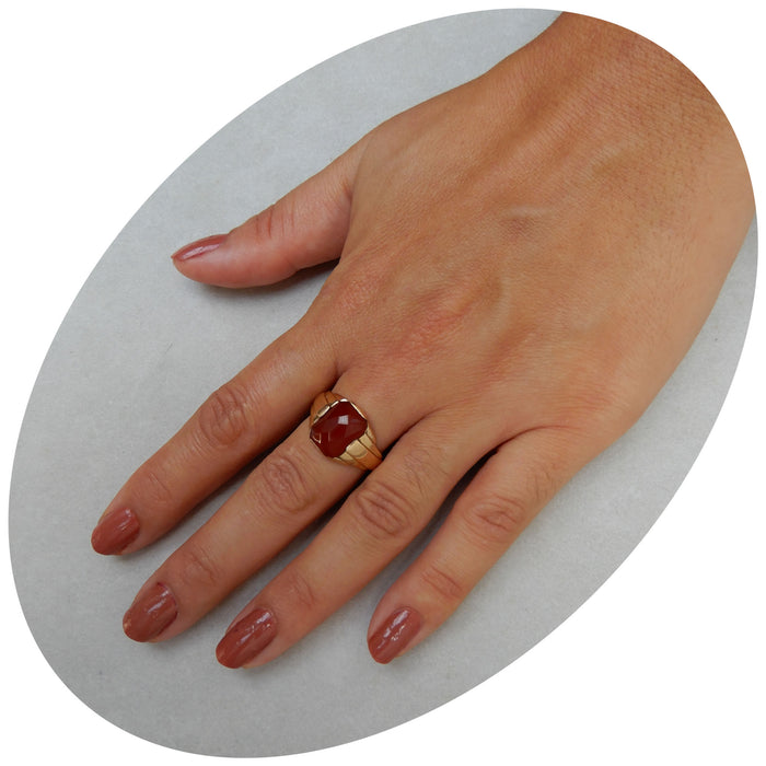Ring, Carneool, 14K