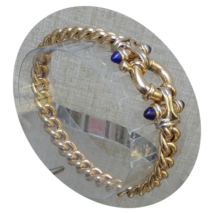 Armband, Gourmette, 14K Goud