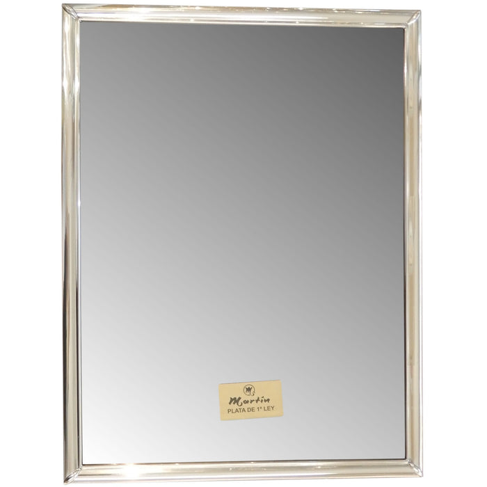 Zilveren Fotolijst, 17,5 x 23,5 cm, Gladde, Bolle Rand