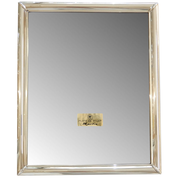 Zilveren Fotolijst, 19,5 x 24,5 cm, Bolle, Brede Rand