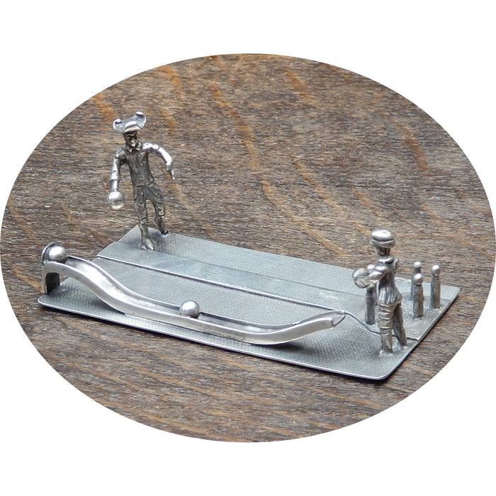Miniatuur Zilveren Kegelbaan, Vintage