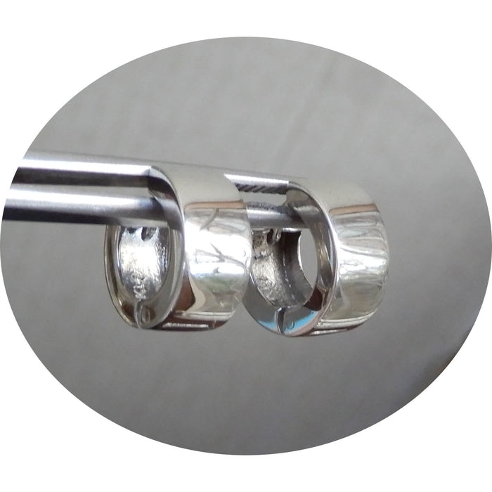 Creolen, 14K Witgoud