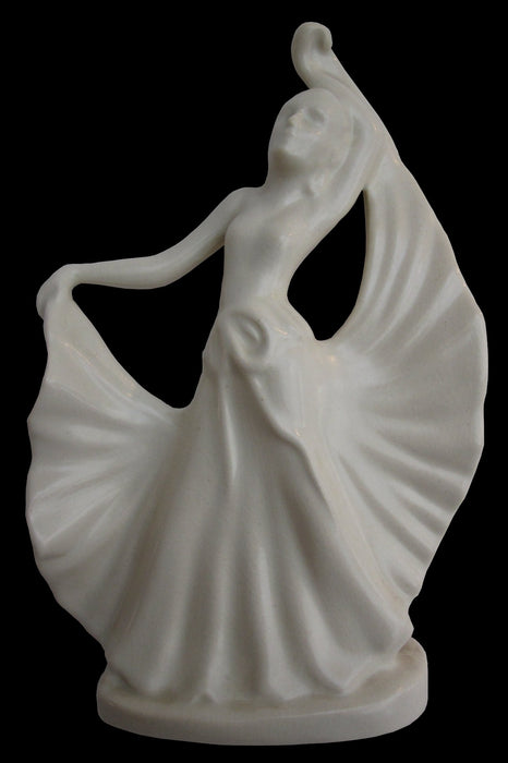 Witte plateel sculptuur, Etha Lempke.