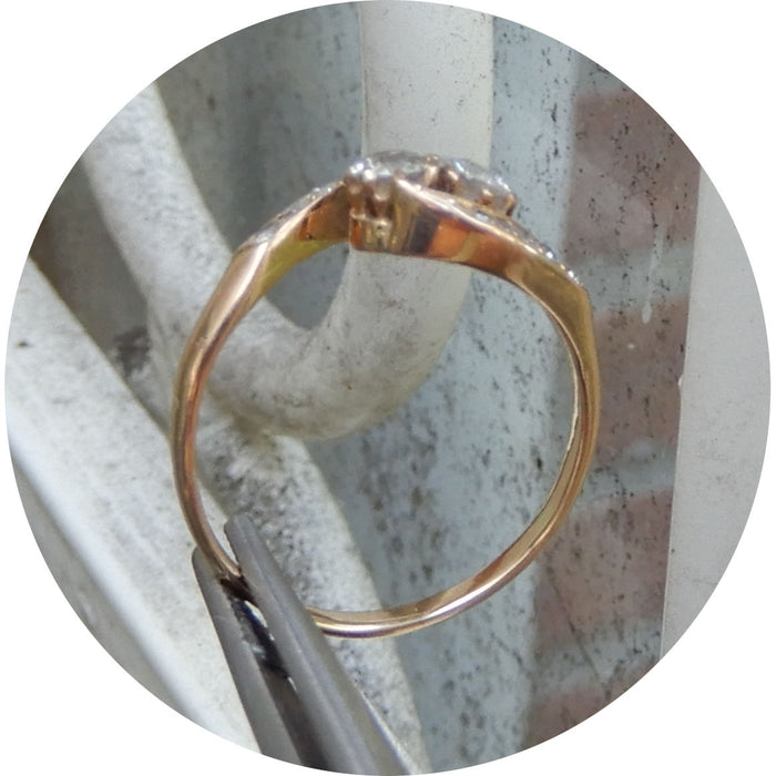 Ring, Toi et Moi, Diamant, Vintage