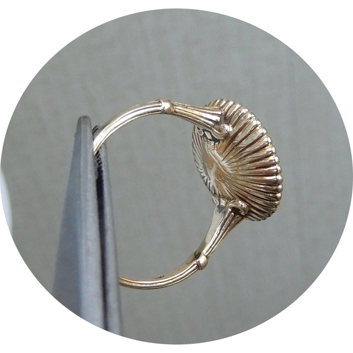 Ring, Email, Diamant, 14K Goud