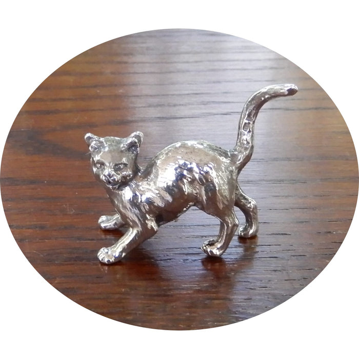 Miniatuur Zilveren Kat