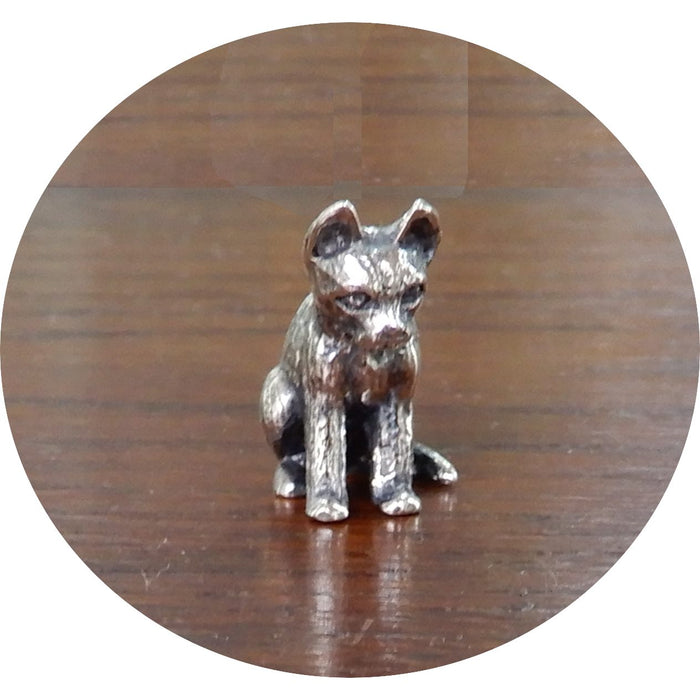 Miniatuur Zilveren Katje